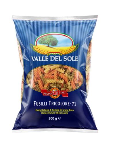 Valle-del-Sole-VDS Tricolor Fusilli 71 500g