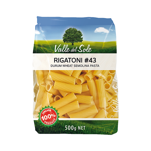 Vds Rigatoni 43 new package 500g
